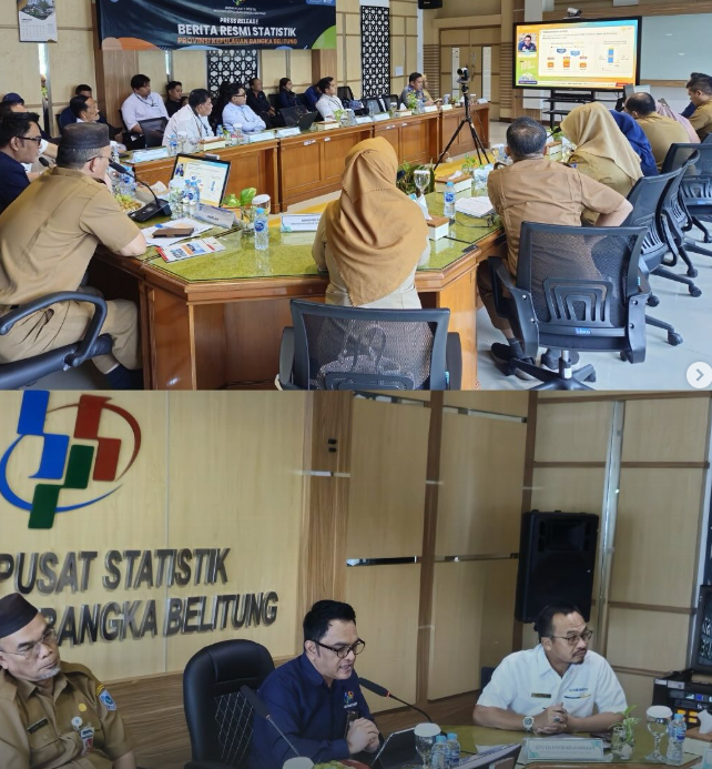 Bea Cukai Pangkalpinang Hadiri Rilis Berita Resmi Statistik BPS Prov. Kep. Babel