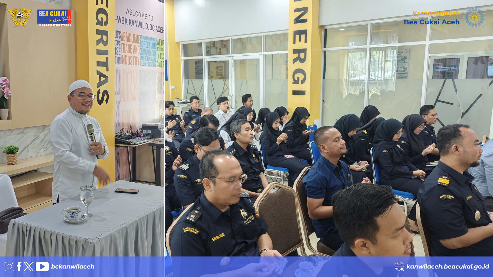 Kanwil Bea Cukai Aceh Gelar Tarhib Ramadhan 1446 H: Spirit Ramadhan Sebagai Momentum Perbaikan Diri