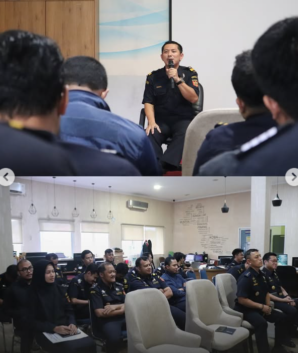 Tingkatkan Wawasan Pegawai,  Bea Cukai Pangkalinang Laksanakan Pagi-pagi Sharing 2025