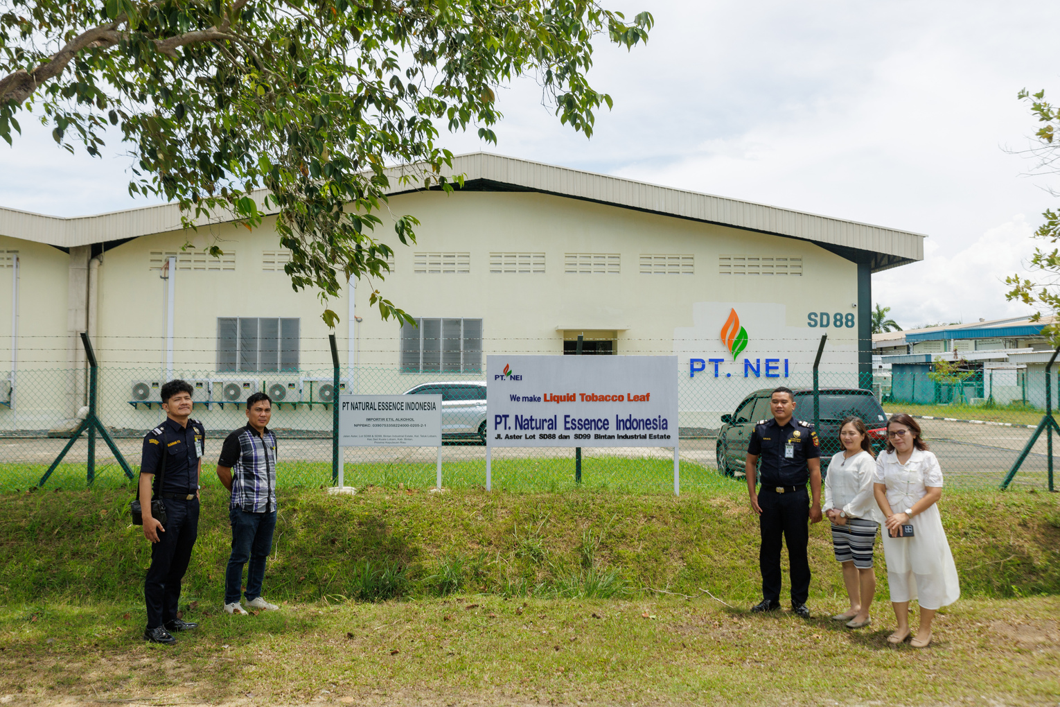 Bea Cukai Tanjung Pinang Menyambangi PT. Natural Essenca Indonesia