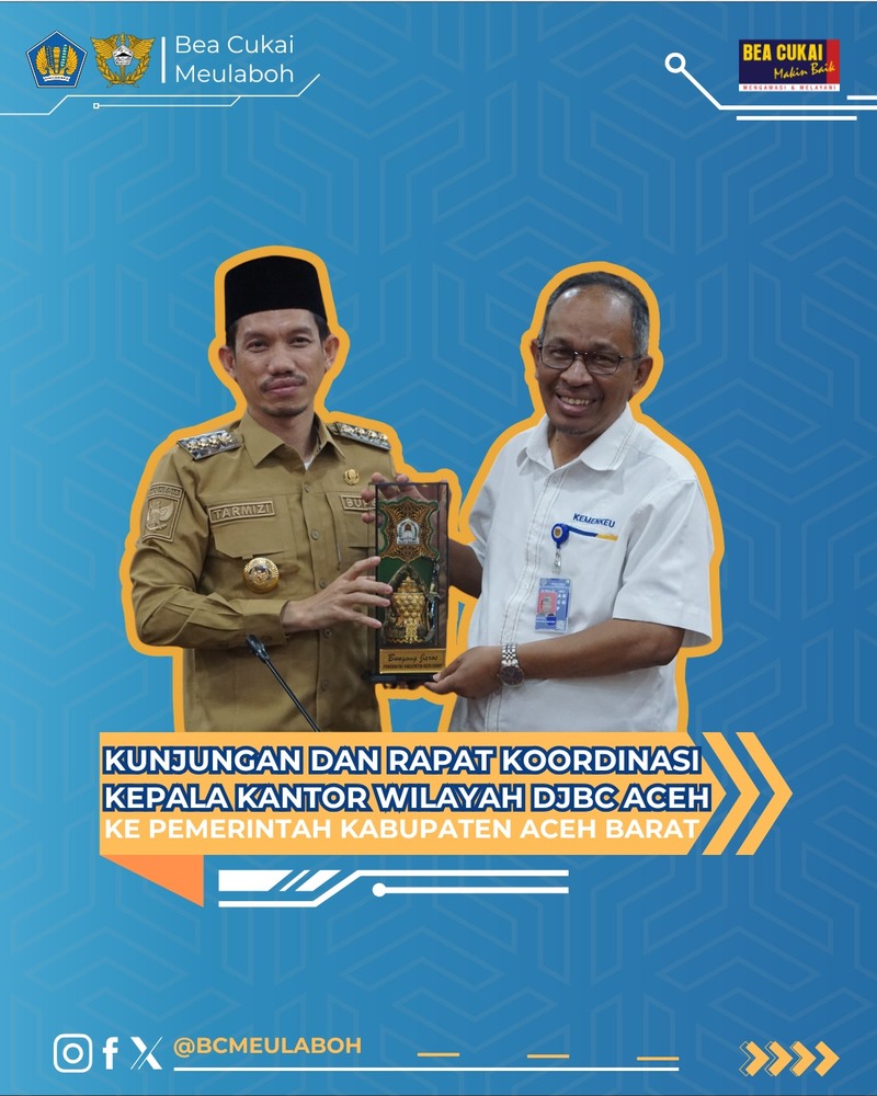 Kunjungan kerja ke Kantor Bupati Kabupaten Aceh Barat