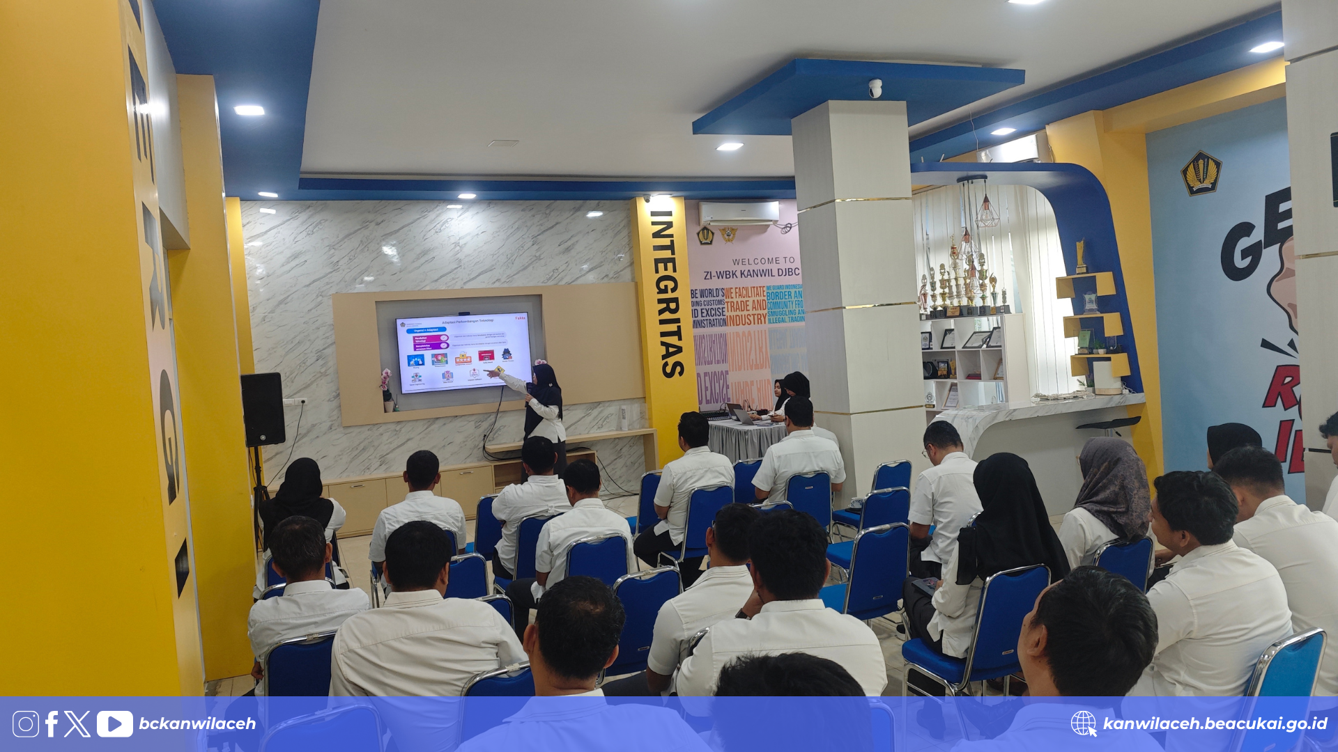 Tingkatkan Kompetensi, Kanwil Bea Cukai Aceh Gelar PKP Bertema Security Awareness
