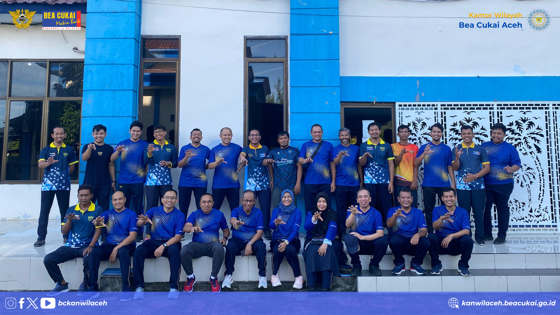 Pererat Kebersamaan dan Jaga Kebugaran, Pegawai Kanwil dan KPPBC TMP C Banda Aceh Gelar Fun Volly