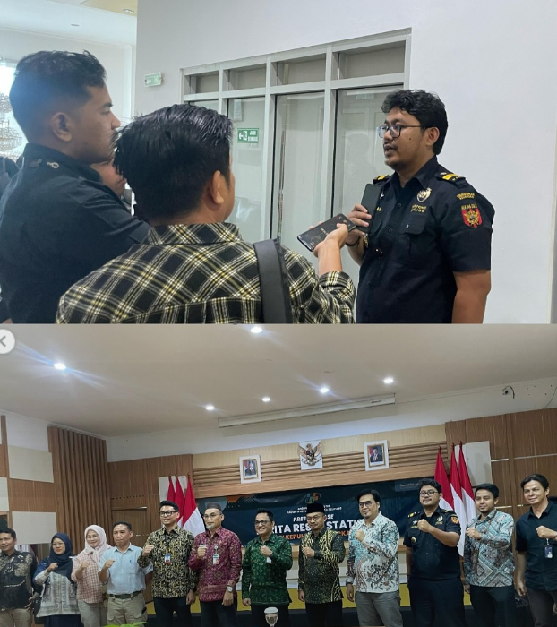 Bea Cukai Pangkalpinang Hadiri Rilis Berita Resmi Statistik dari BPS Provinsi Kepulauan Bangka Belitung