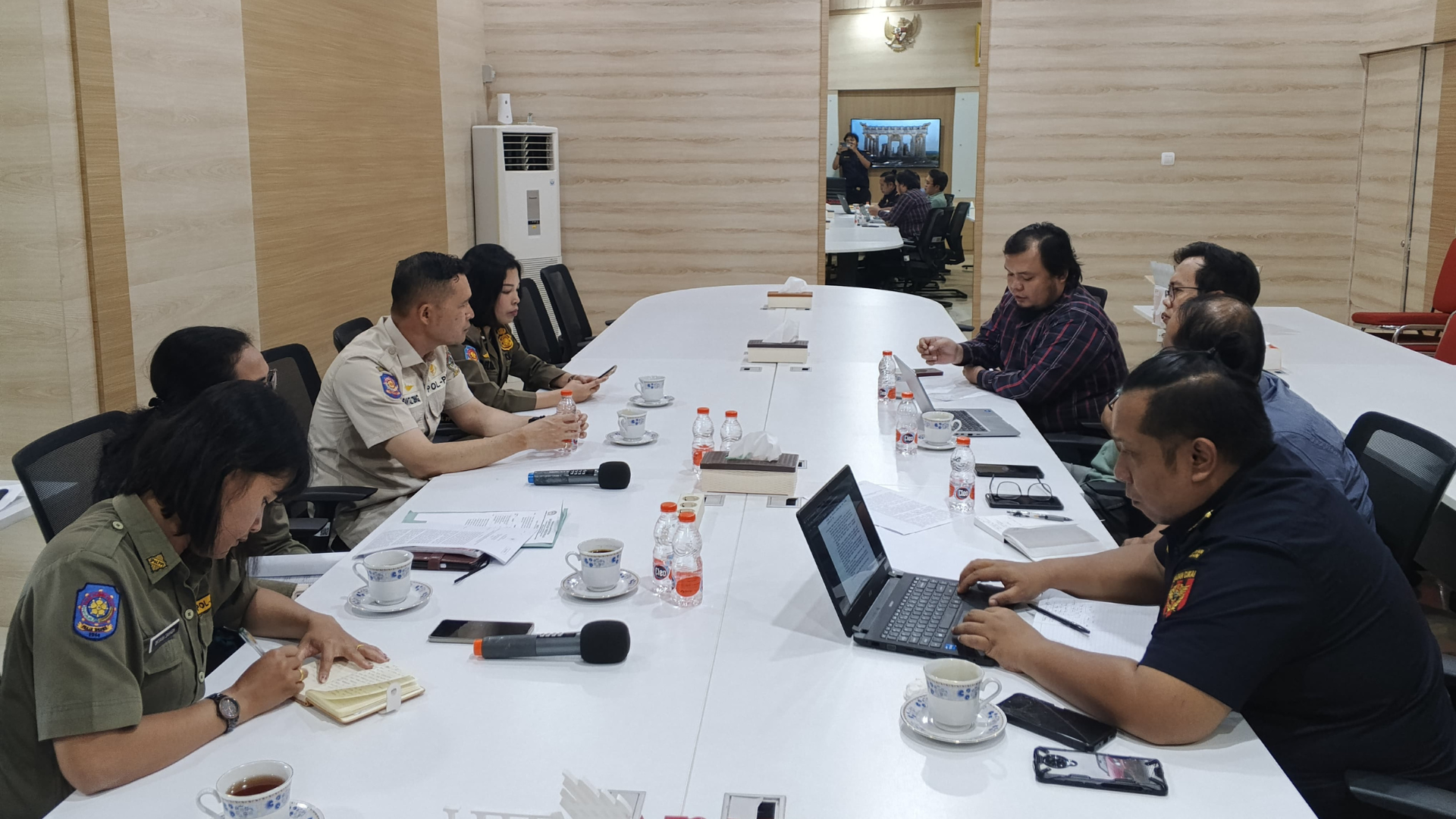 Koordinasi DBH CHT Pemda Kabupaten Toba