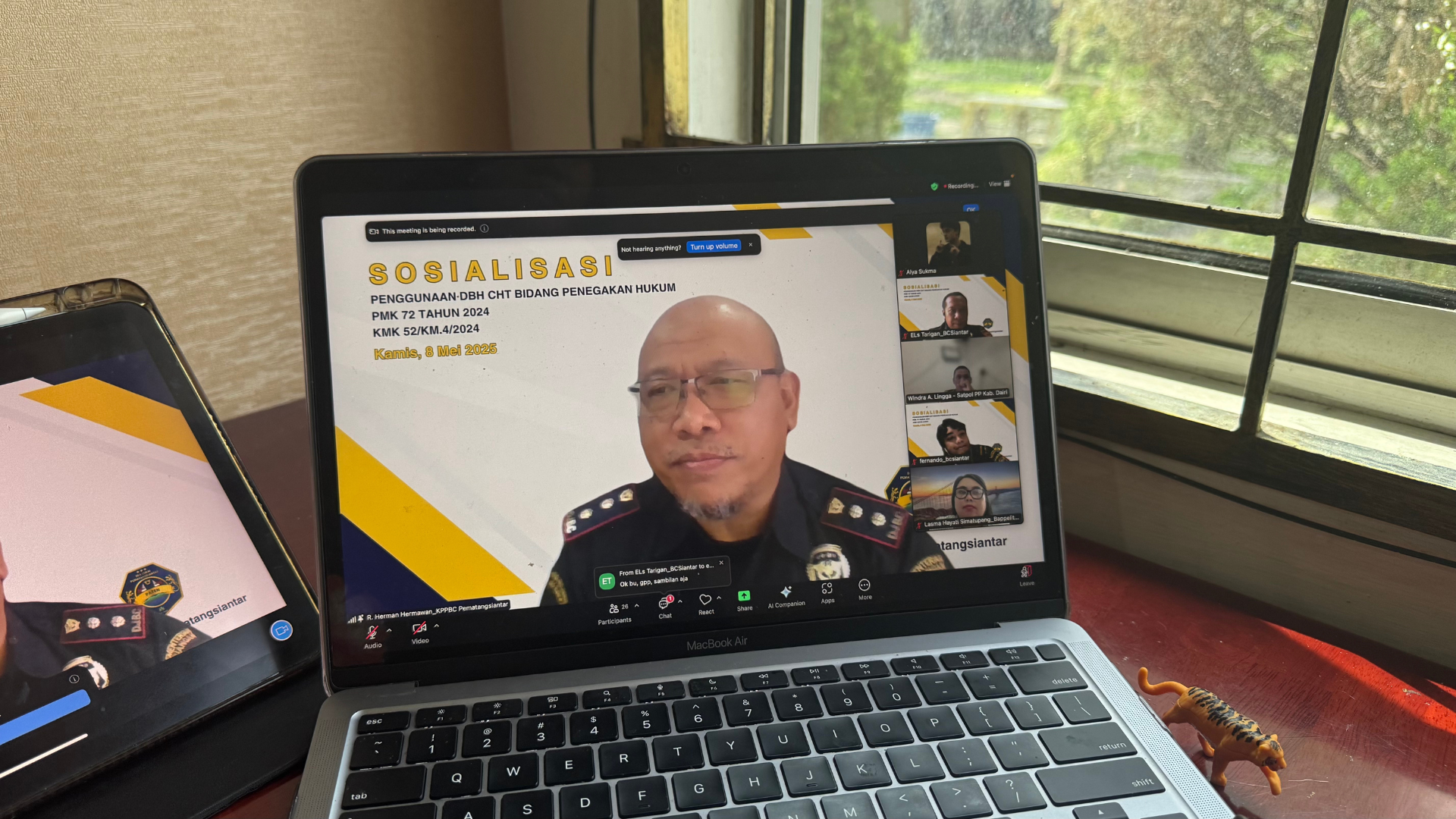 Sosialisasi Penggunaan DBH CHT Bidang Penegakan Hukum