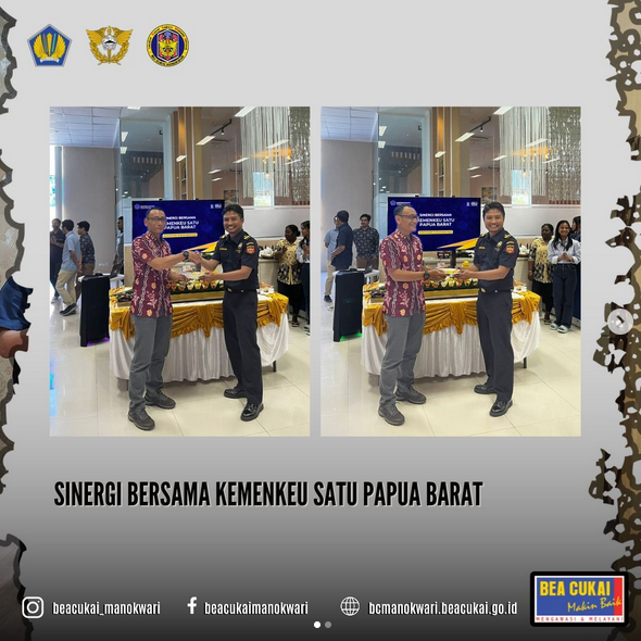 Bea Cukai Manokwari Turut Serta Dalam Sinergi Bersama Kemenkeu Satu Papua Barat