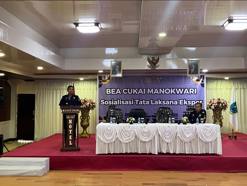 Bea Cukai Manokwari Mengadakan Sosialisasi Tatalaksana Ekspor Kepada Pengguna Jasa