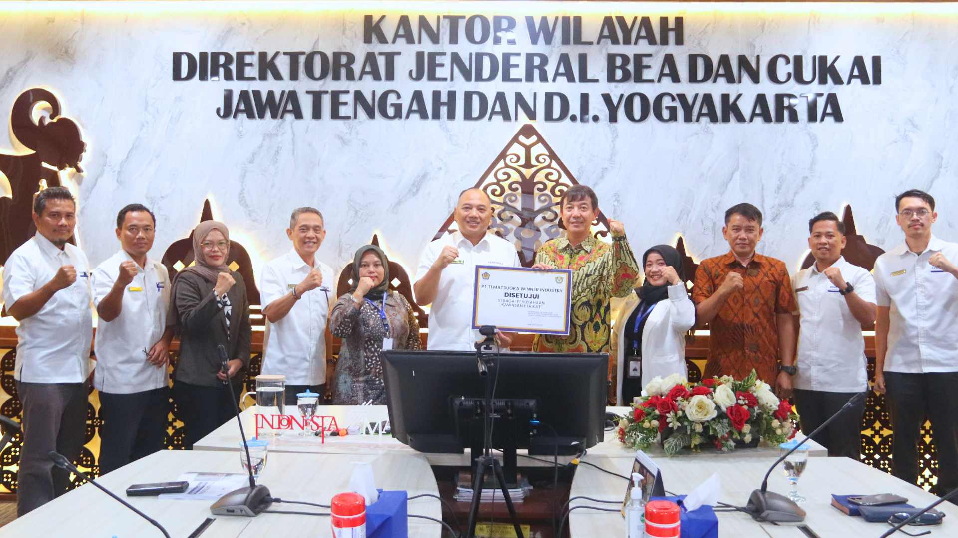 Bea Cukai Jateng DIY Berikan Fasilitas Kawasan Berikat ke PT TI Matsuoka Winner Industry, Dorong Investasi dan Serapan Tenaga Kerja