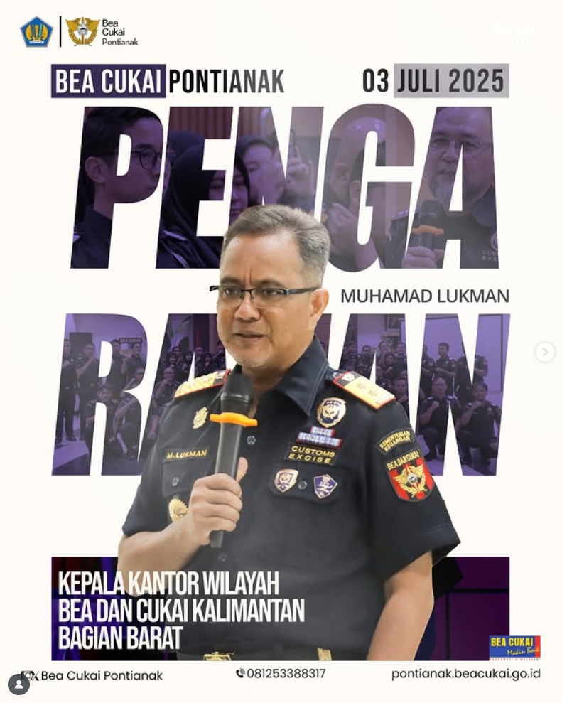 Pengarahan Kepala Kantor Wilayah Bea dan Cukai Kalimantan Bagian Barat