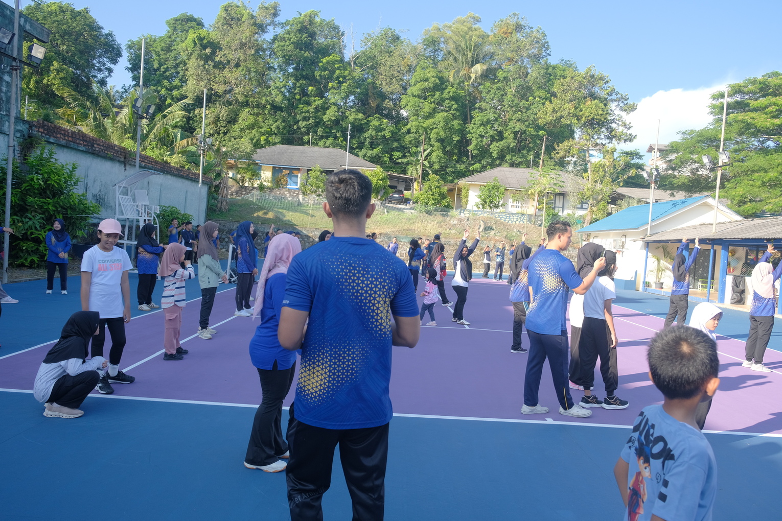 Keseruan Family Day di lingkungan Kantor Bea Cukai Tanjungpinang