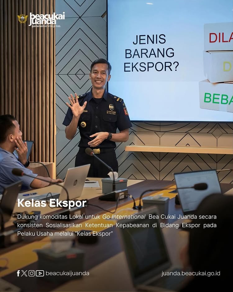 Kelas Ekspor Bea Cukai Juanda Edisi Maret
