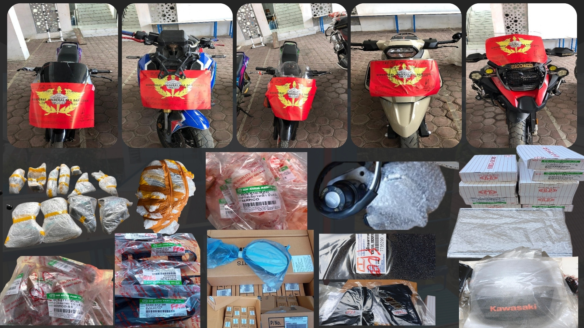 Lima Moge dan Suku Cadang di Lhokseumawe Ditetapkan Jadi Barang yang Dikuasai Negara