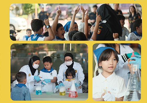 Keseruan Atraksi Kimia acara Family Day 2025