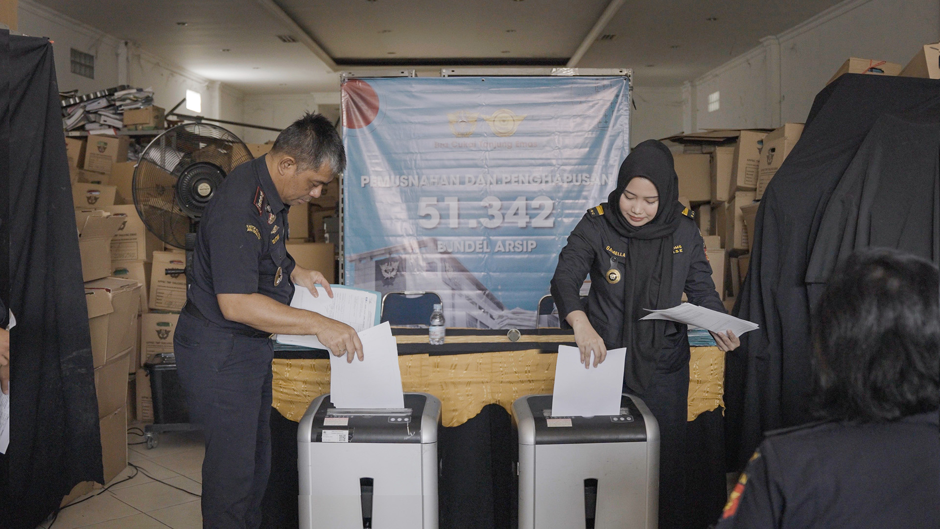 Bea Cukai Tanjung Emas Musnahkan 51 Ribu Arsip, Komitmen Wujudkan Tertib Administrasi