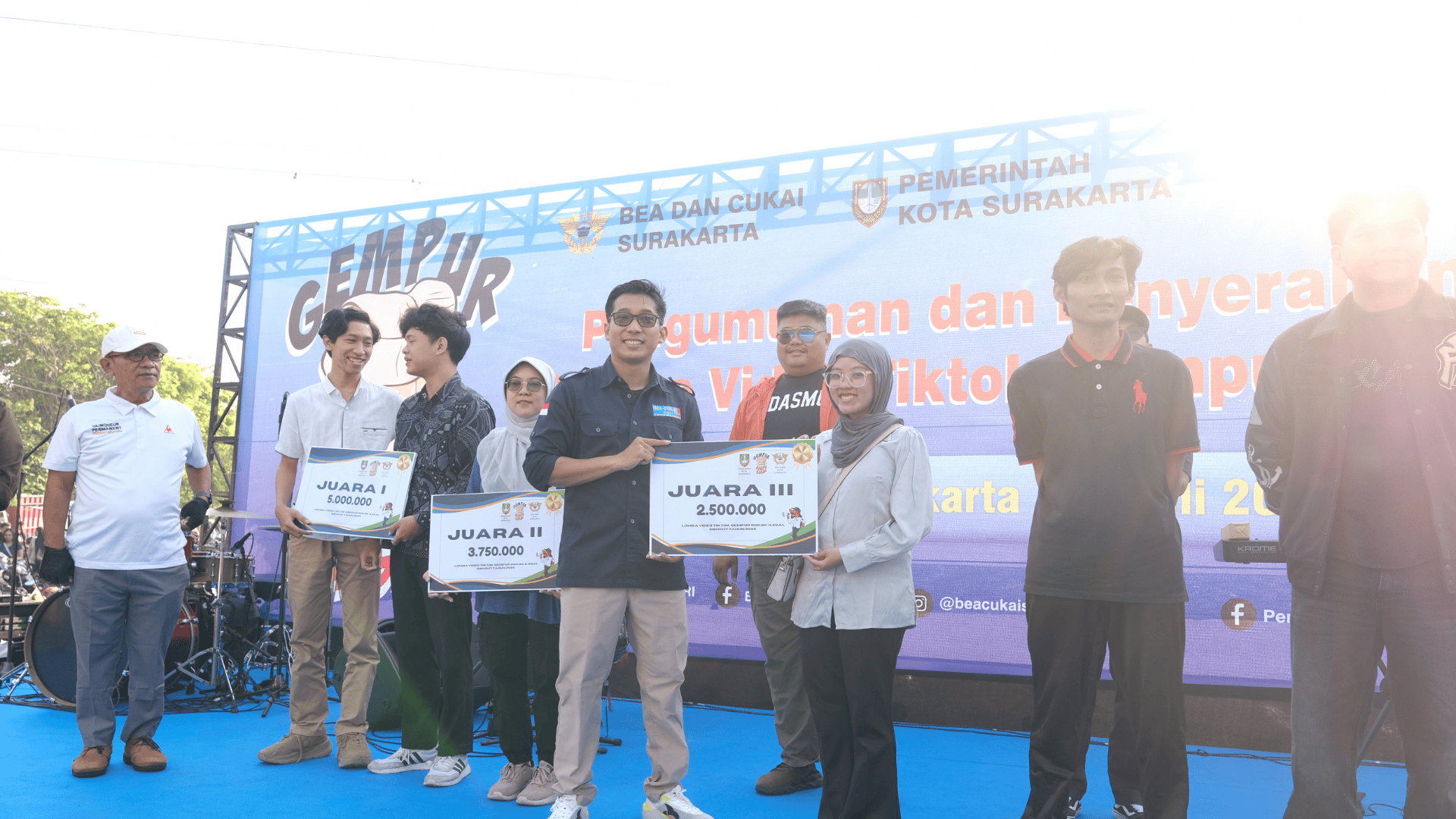 CFD Solo Makin Seru! Ada Lomba TikTok Gempur Rokok Ilegal Bersama Bea Cukai Surakarta dan Pemerintah Kota Surakarta