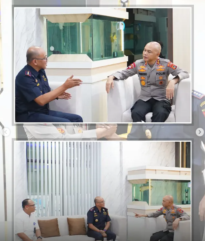 Kepala Bea Cukai Pangkalpinang Perkuat Sinergi Bersama Kepolisian Daerah Kepulauan Bangka Belitung