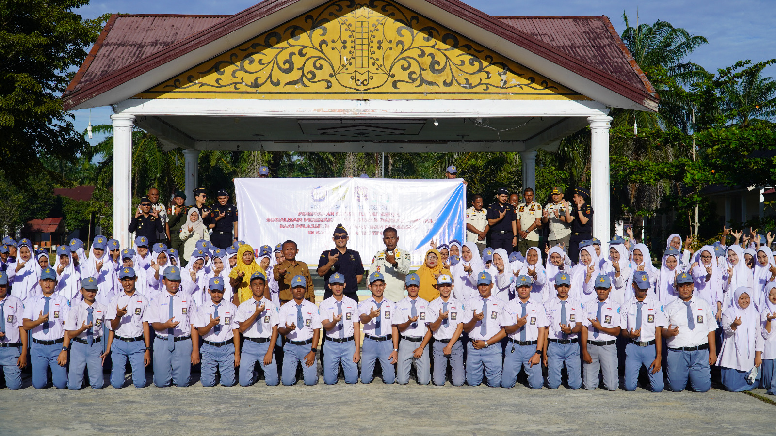 Berkolaborasi Dengan Satpol PP Aceh Timur, Bea Cukai Langsa Sosialisasikan Bahaya Rokok Ilegal