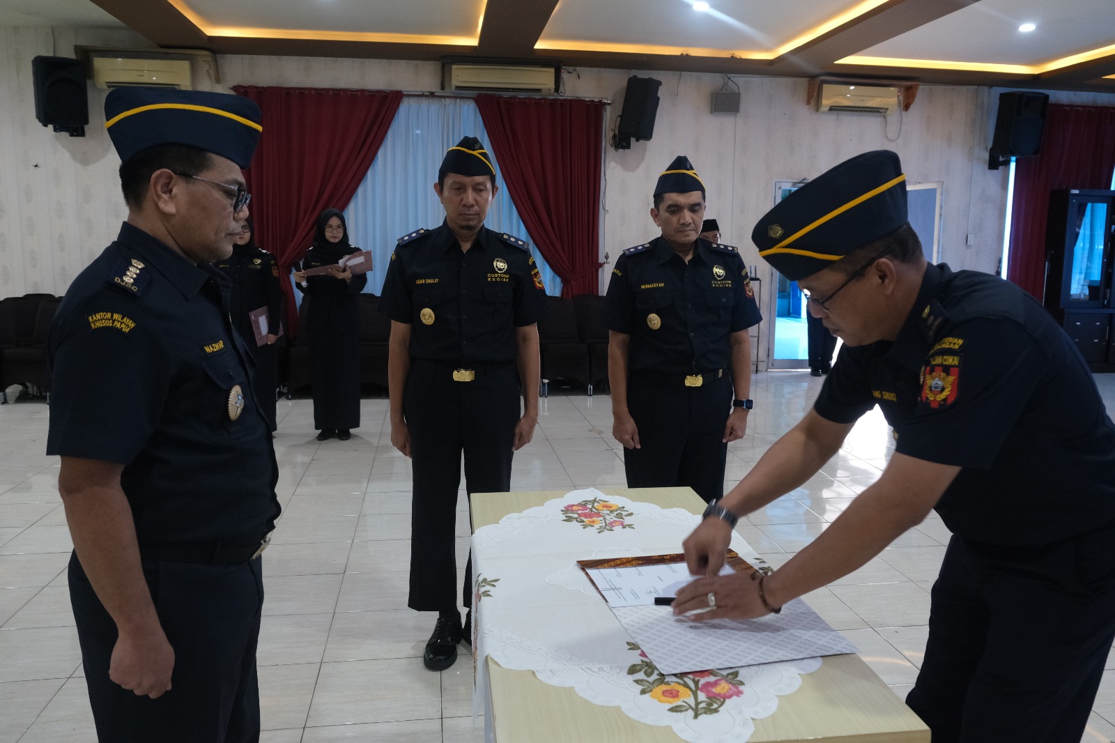Pengambilan Sumpah Jabatan di Lingkungan KPPBC TMP B Palembang