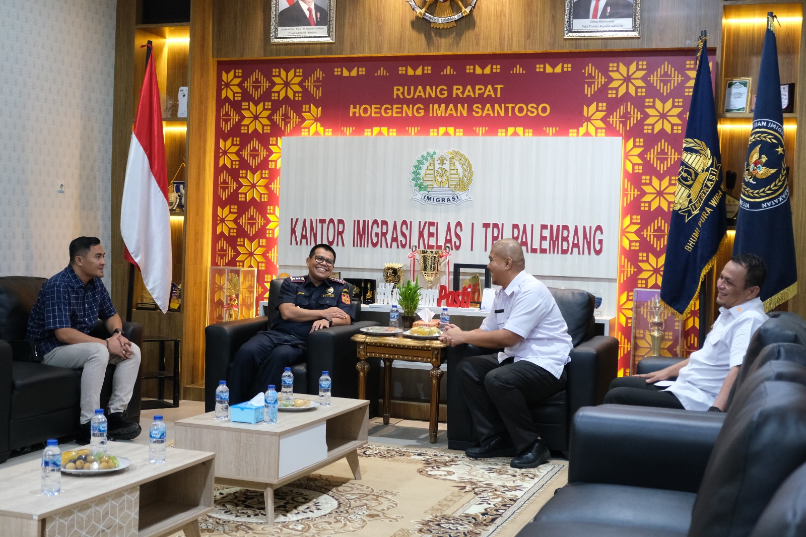 Kunjungi Kantor Imigrasi Palembang, Bea Cukai dan Imigrasi Siap Lanjutkan Sinergi