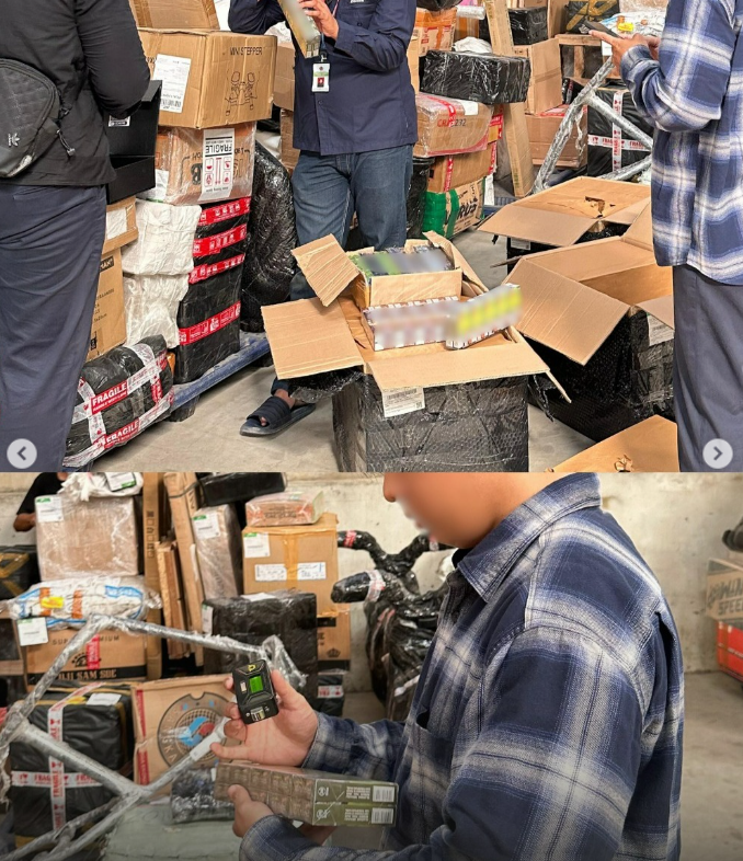 Bea Cukai Pangkalpinang Melakukan Operasi Gurita Tingkatkan Pengawasan Rokok Ilegal