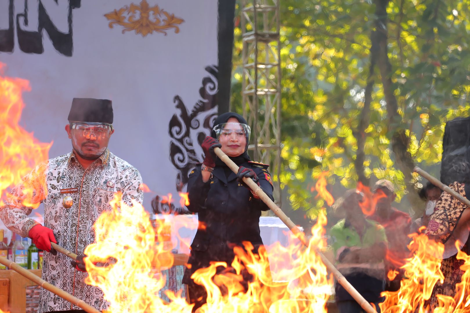 Pemusnahan 22 Juta Batang Rokok Ilegal Senilai Hampir Rp30 Miliar