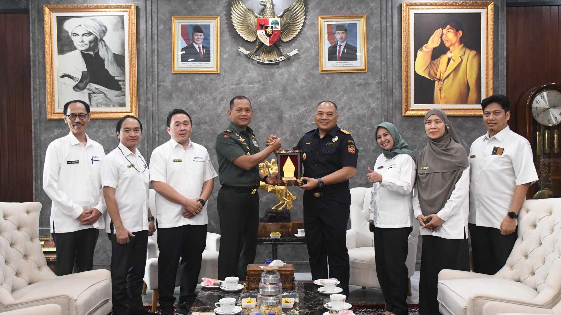 Perkuat Sinergi, Perwakilan Kementerian Keuangan Jateng Audiensi dengan Pangdam IV Diponegoro