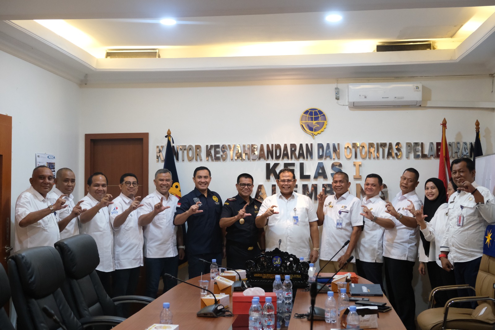 Kunjungan Kerja Dalam Rangka Koordinasi Antara Bea Cukai Palembang dengan Kantor Kesyahbandaran dan Otoritas Pelabuhan Kelas I Palembang