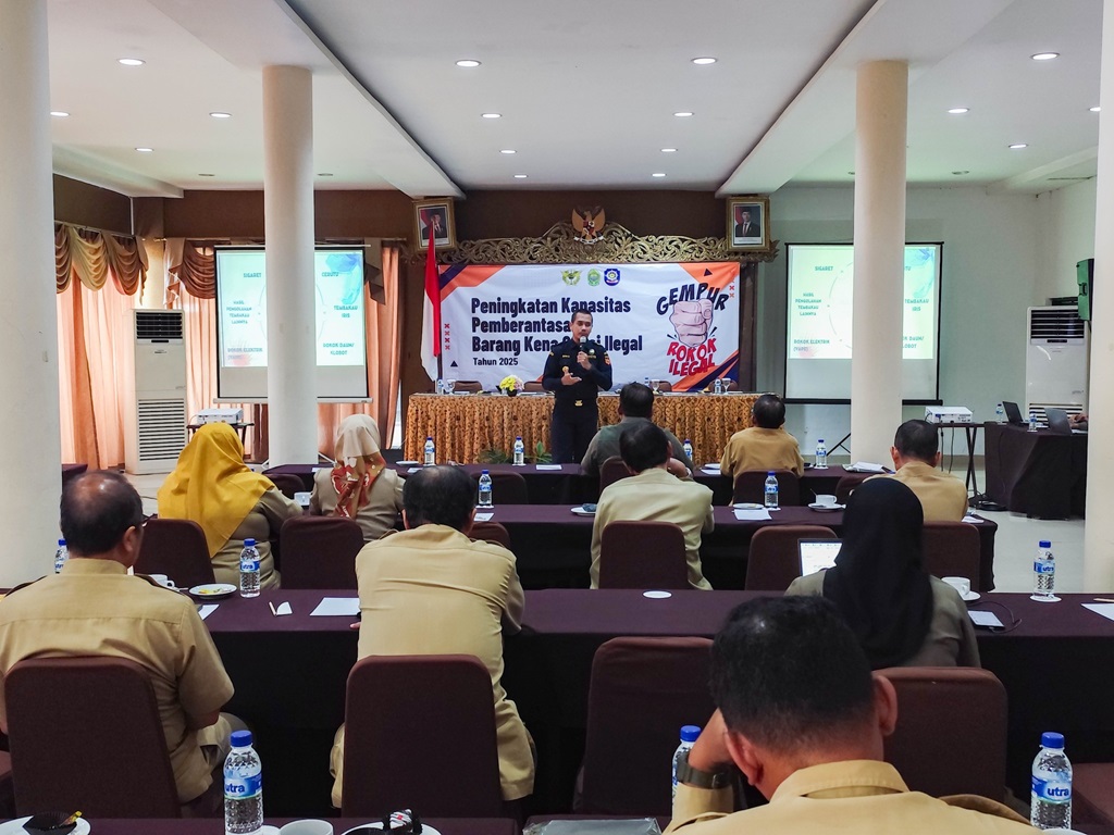 Bea Cukai Yogyakarta Beri Pembekalan untuk Pemberantasan Rokok Ilegal di Kab. Bantul