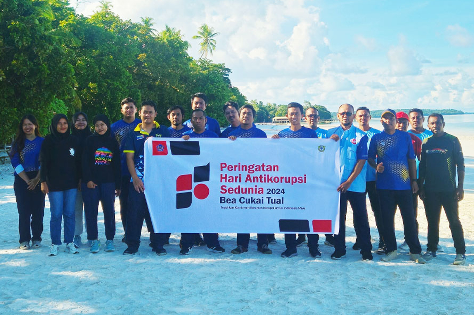 Bea Cukai Tual Meriahkan Peringatan Hari Antikorupsi Sedunia (HAKORDIA)