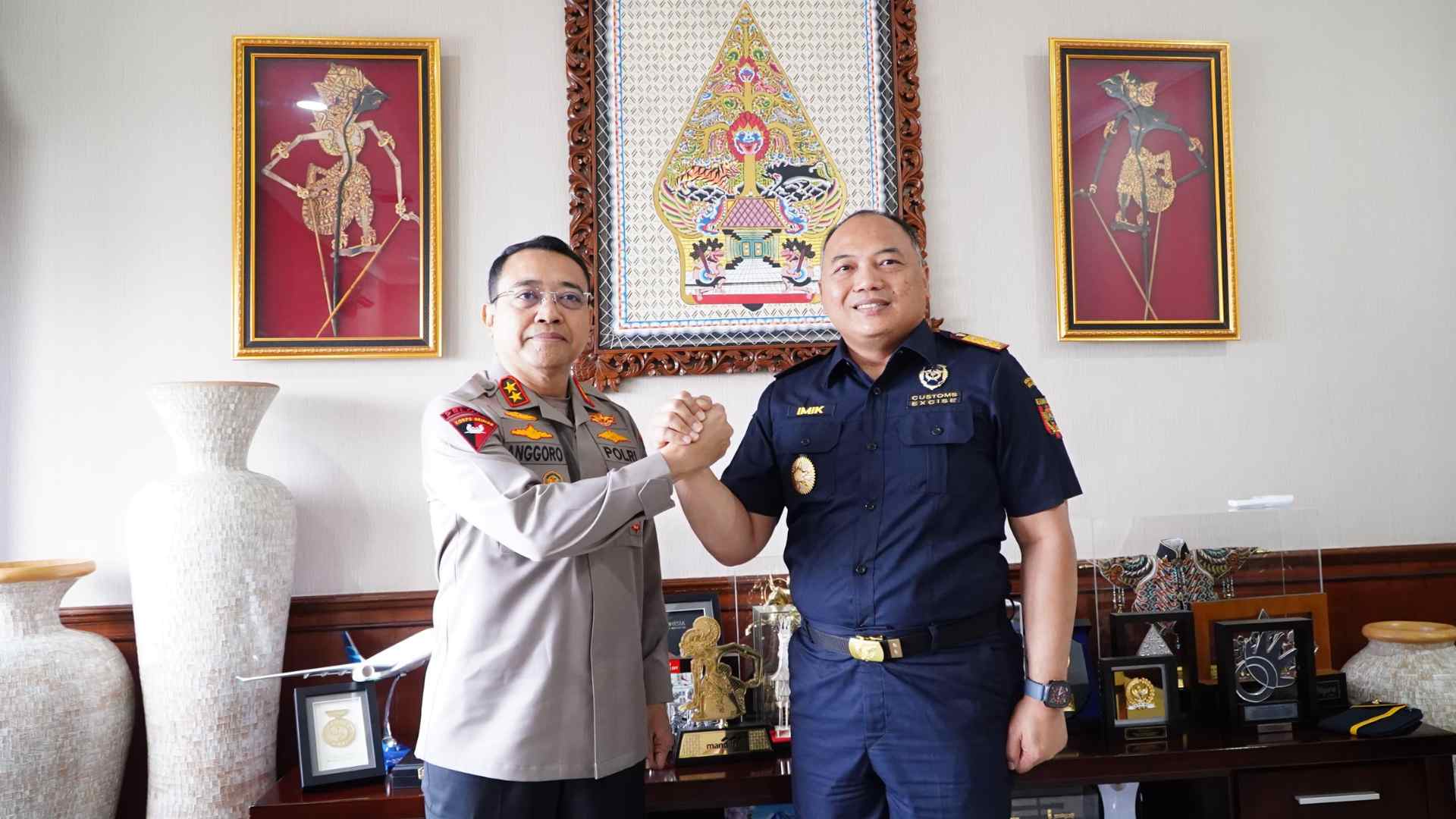 Lawan Penyelundupan Narkotika, Bea Cukai Jateng DIY Jalin Koordinasi dengan Polda DIY 