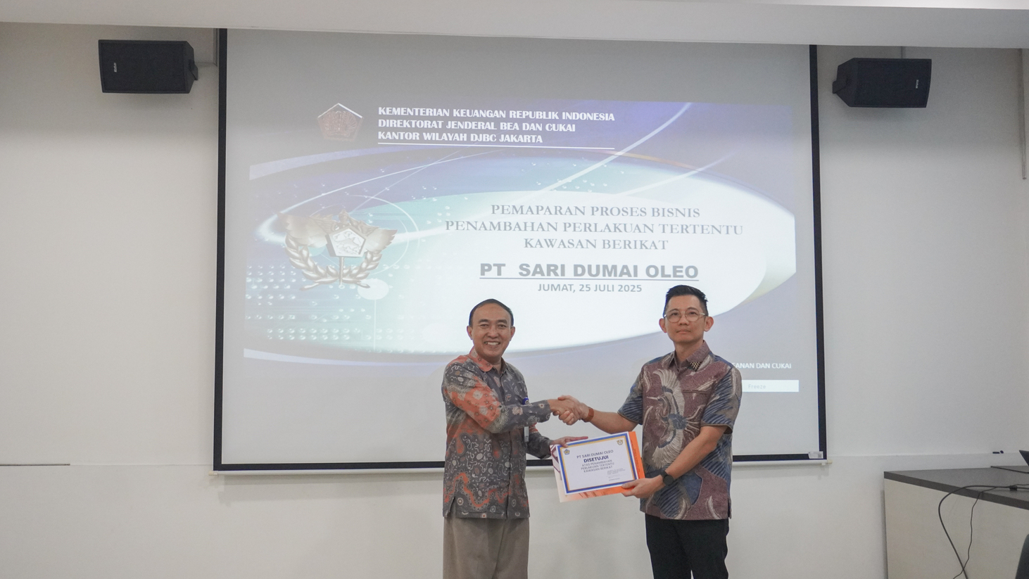 Dorong Efisiensi Produksi, Bea Cukai Kanwil Jakarta Berikan Izin Perlakuan Tertentu kepada Perusahaan Kawasan Berikat