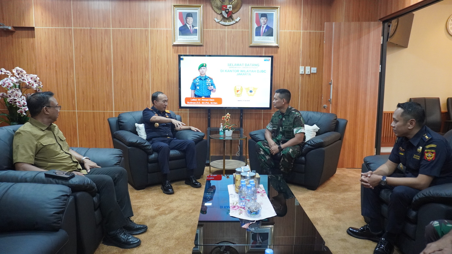 Kepala Bea Cukai Kanwil Jakarta Terima Kunjungan Dandim Jakarta Pusat Guna Perkuat Sinergi