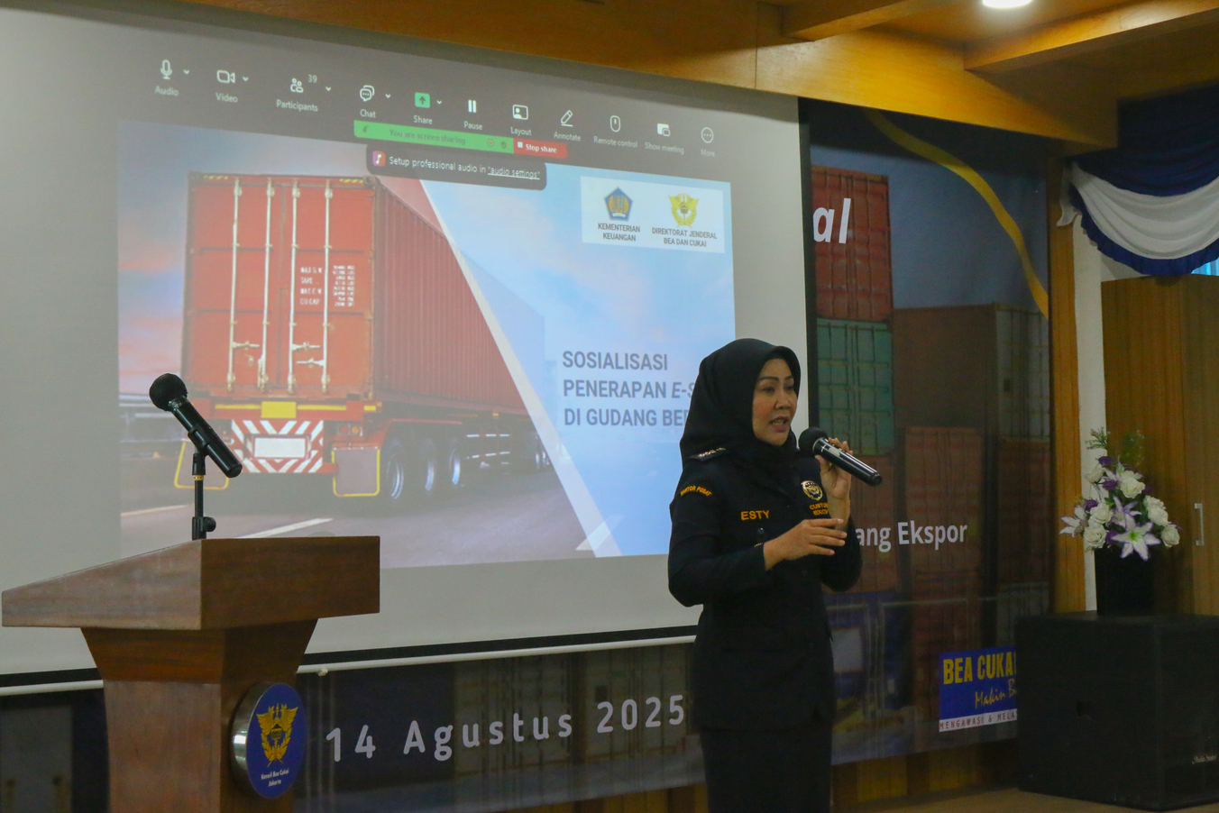 Elektronik Seal, Bea Cukai Kanwil Jakarta Sosialisasikan ke Penerima Fasilitas Gudang Berikat