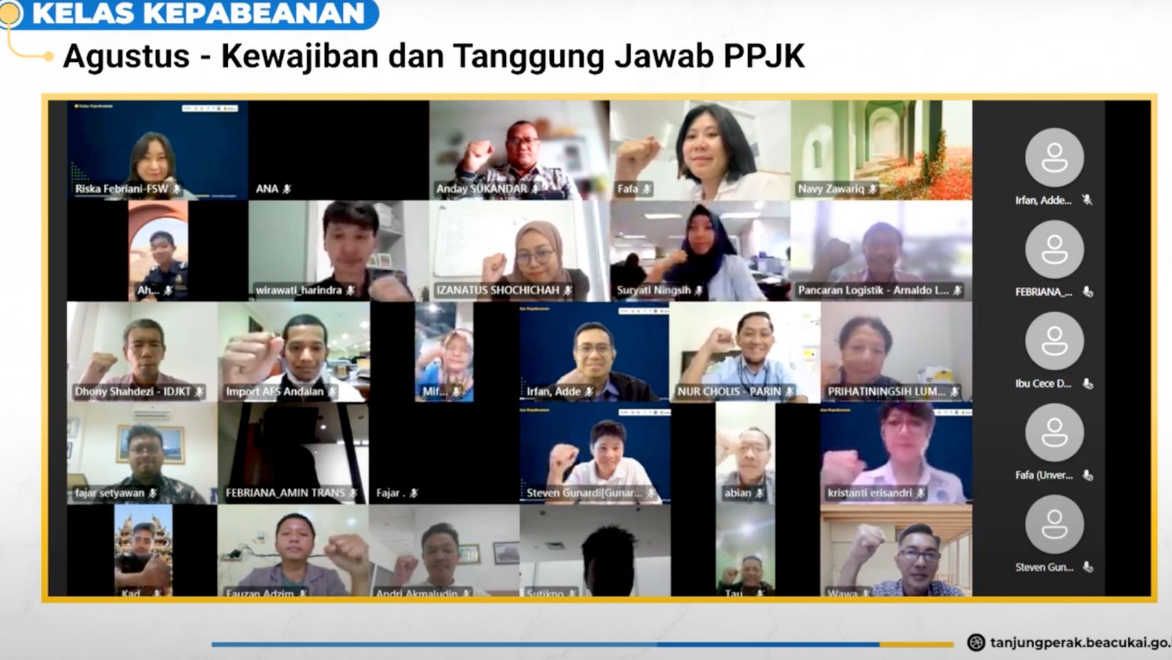 Kelas Kepabeanan Agustus : Bahas Kewajiban dan Tanggung jawab PPJK