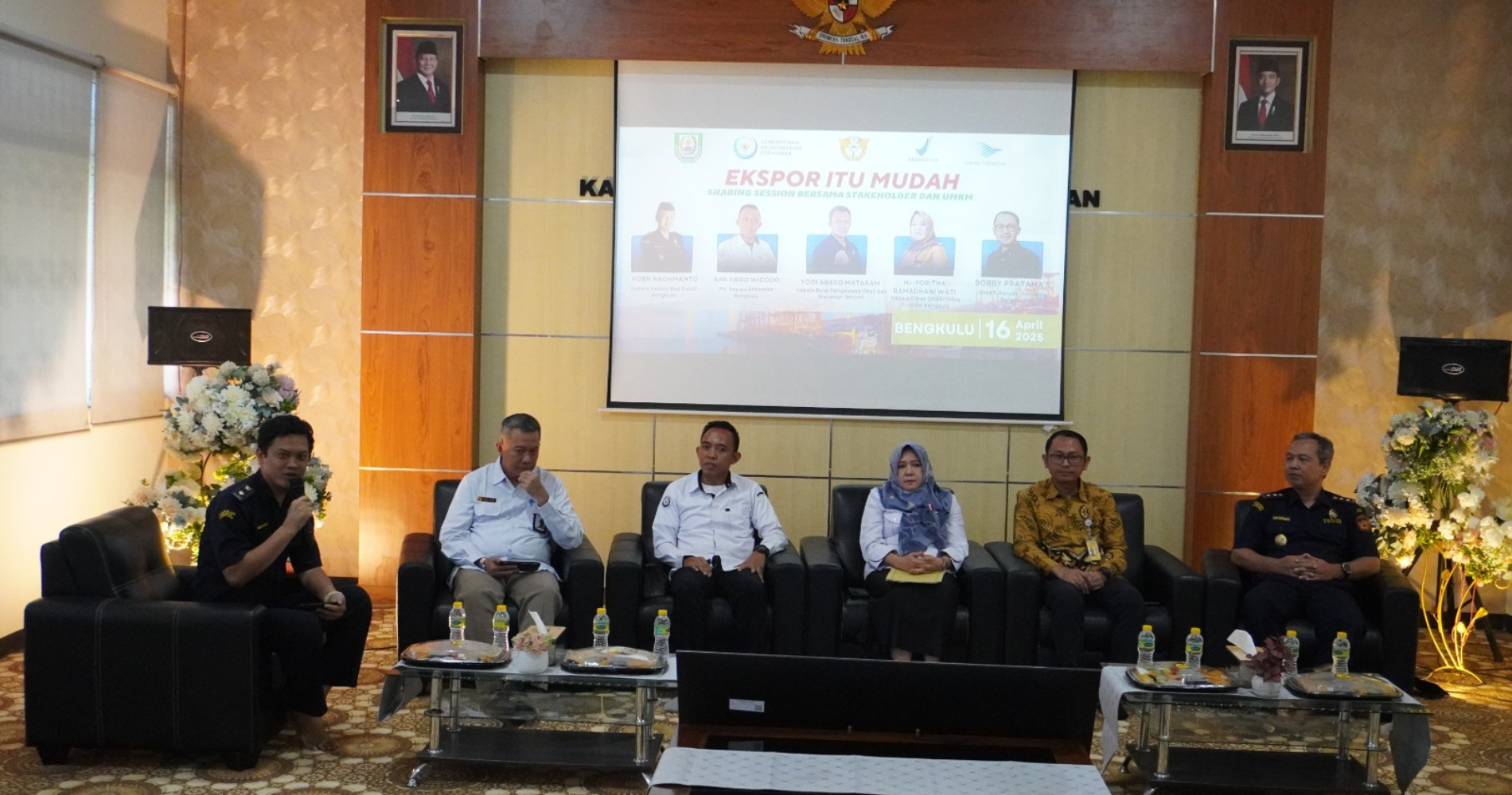 Bea Cukai Bengkulu Bersama Instansi Lainnya Melakukan Sharing Session Kepada Pelaku Usaha