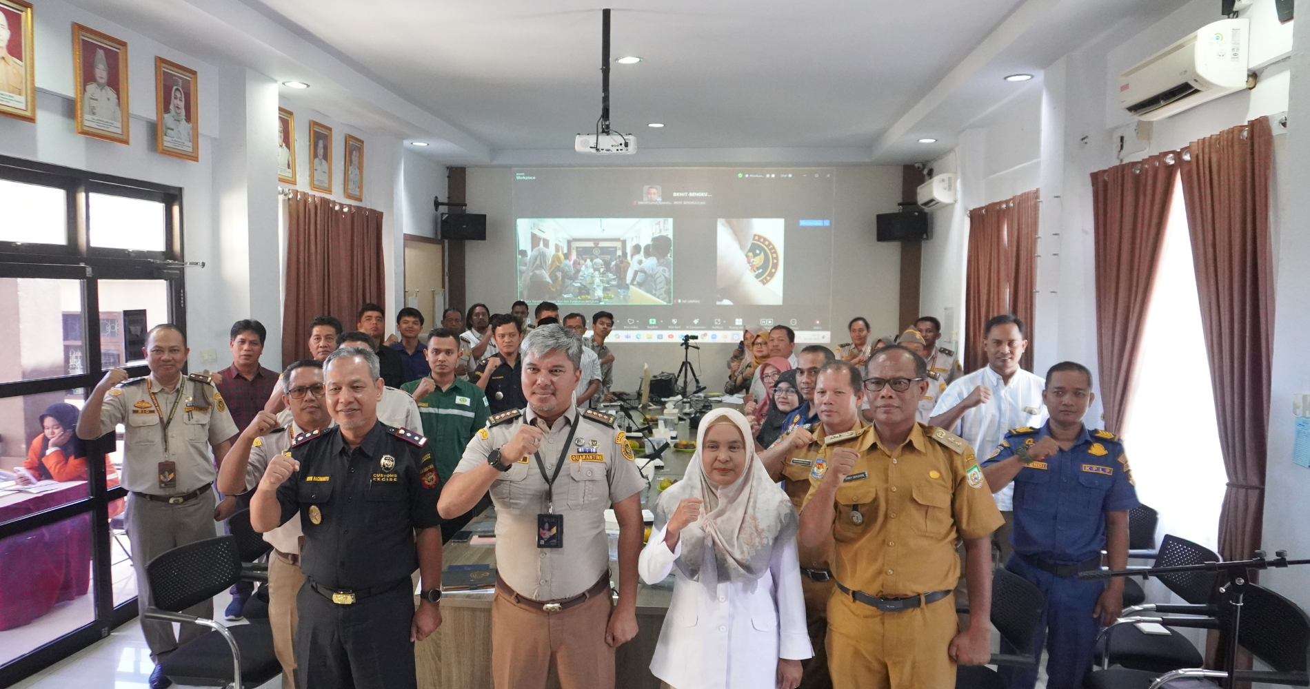 Bea Cukai Bengkulu Menghadiri Sosialisasi Peraturan Badan Karantina Nomor 5 Tahun 2025