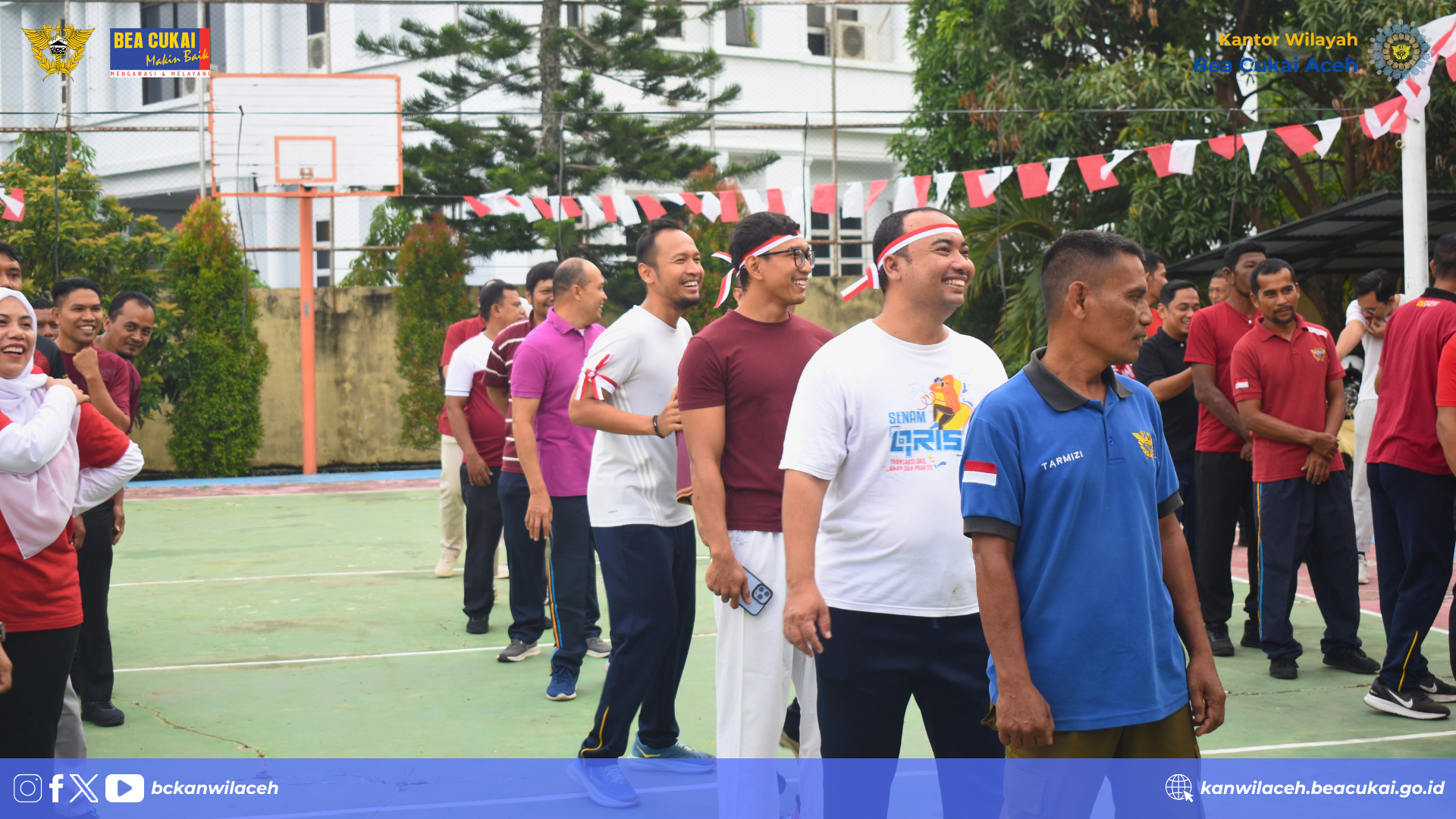 Semarak HUT RI ke-80, Bea Cukai Aceh Gelar Doa Bersama dan Lomba Kebersamaan