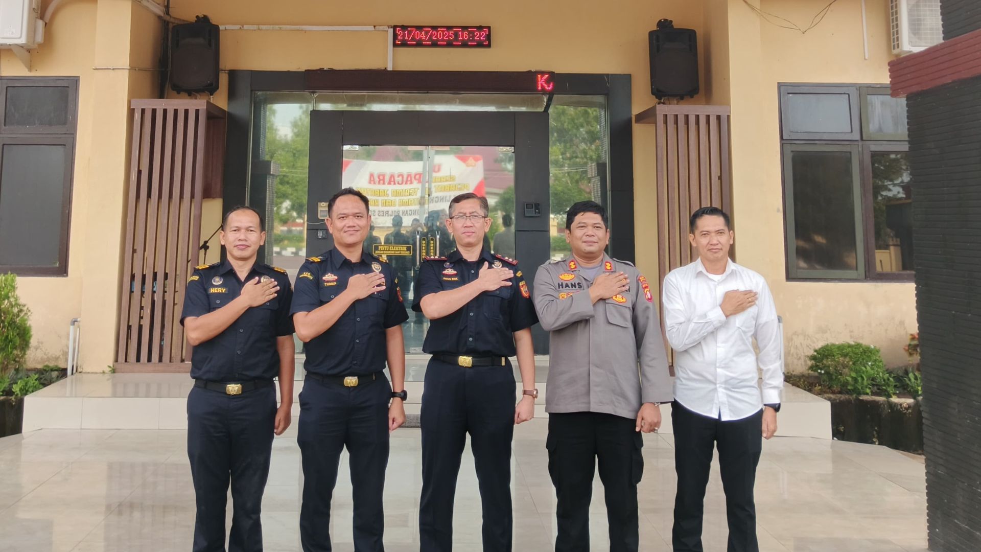 Bea Cukai Sampit Koordinasi Pengawasan Dengan Polisi Resor Seruyan