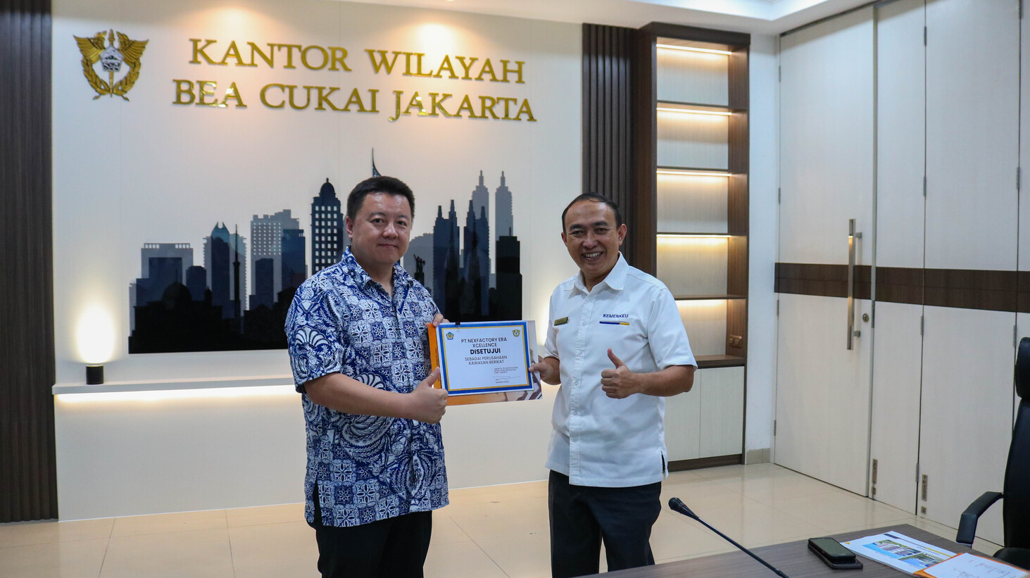 Bea Cukai Kanwil Jakarta Berikan Kemudahan Berusaha Melalui Izin Fasilitas Kawasan Berikat