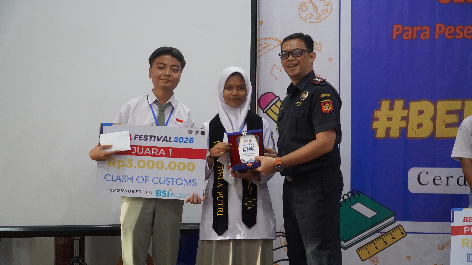 SMAN 1 Langsa Raih Juara Pertama Clash of Customs (CoC) Bea Cukai Langsa Festival (BELFEST) 2025