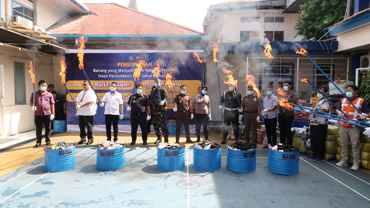 Pemusnahan BMMN Tahun 2025, Barang Hasil Penindakan Kepabeanan dan Cukai