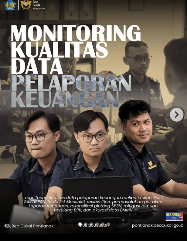 Monitoring Kualitas Data Laporan Keuangan