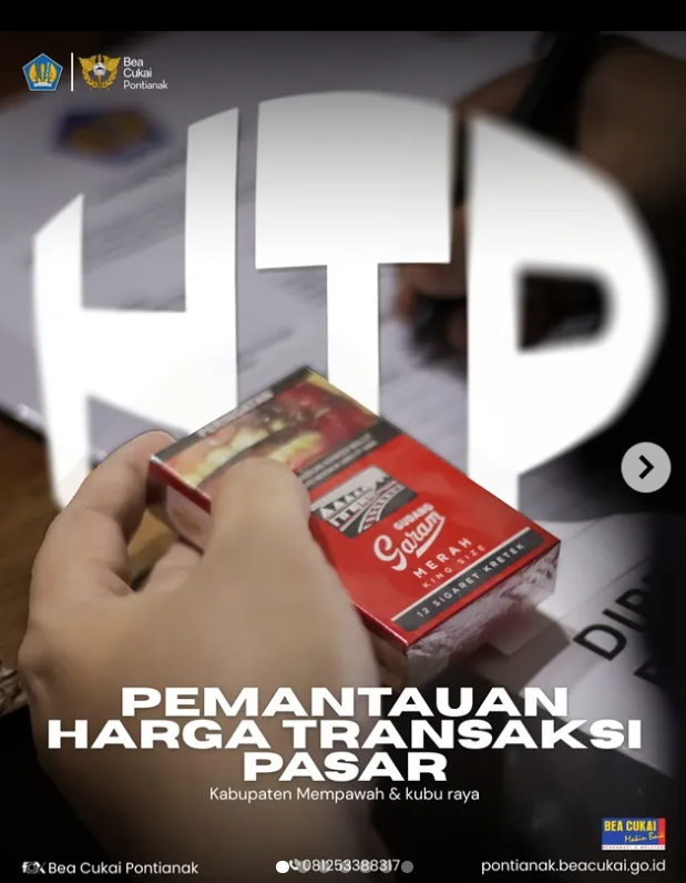 Pemantauan  Harga Transaksi Pasar (HTP) rokok