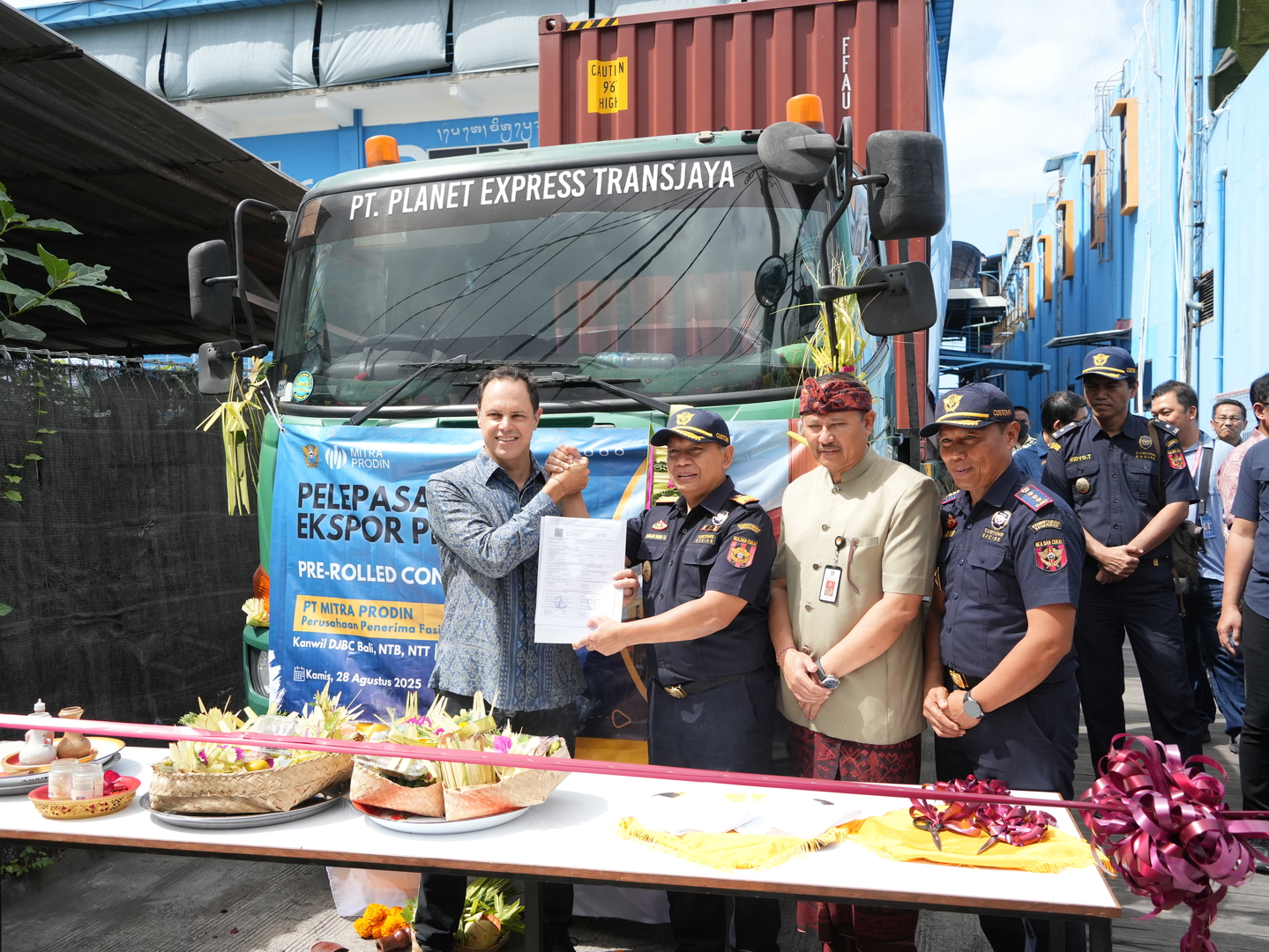 15,4 Ton Ekspor Pre-Rolled Cones dari Bali ke AS