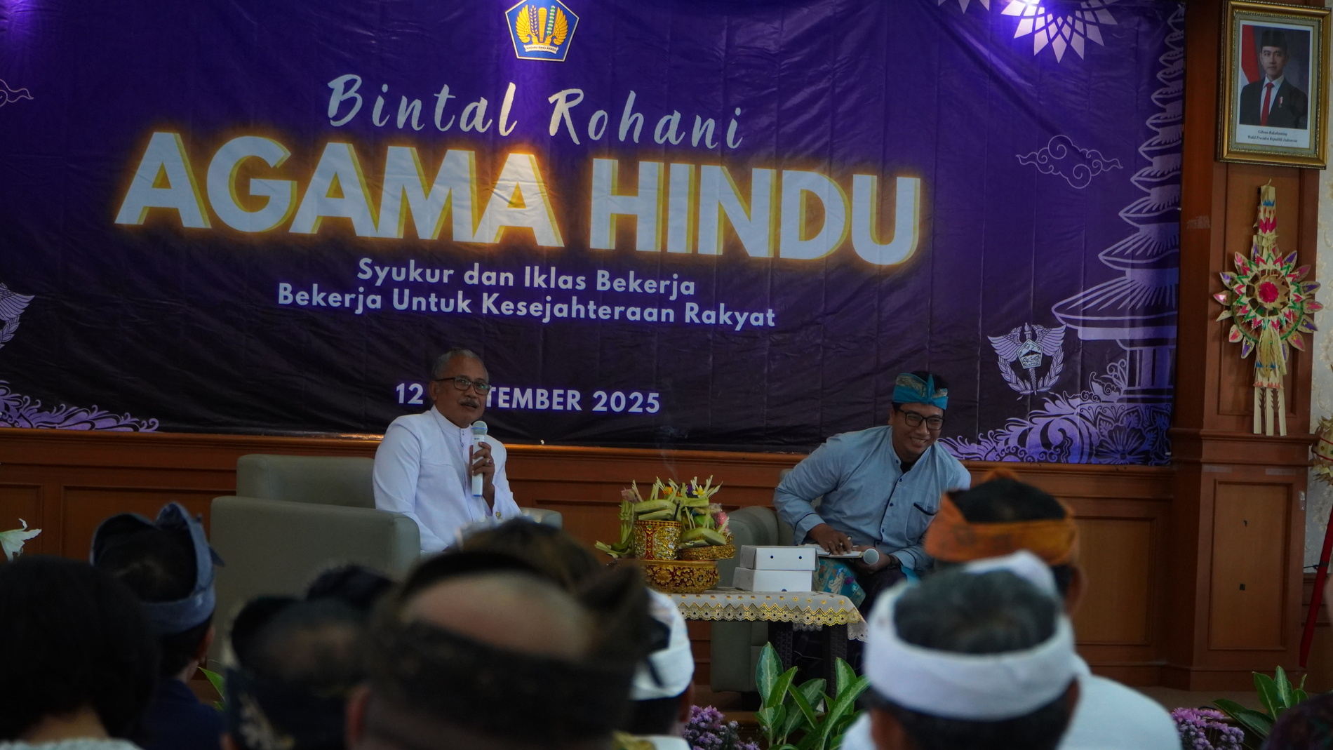 Bintal Rohani Hindu “Syukur dan Ikhlas Bekerja, Bekerja untuk Kesejahteraan Rakyat”