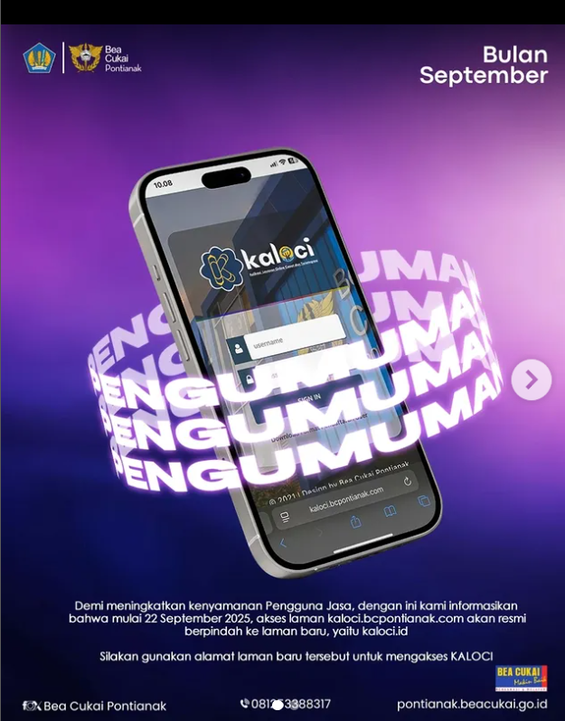 kaloci.bcpontianak.com  berpindah ke  kaloci.id