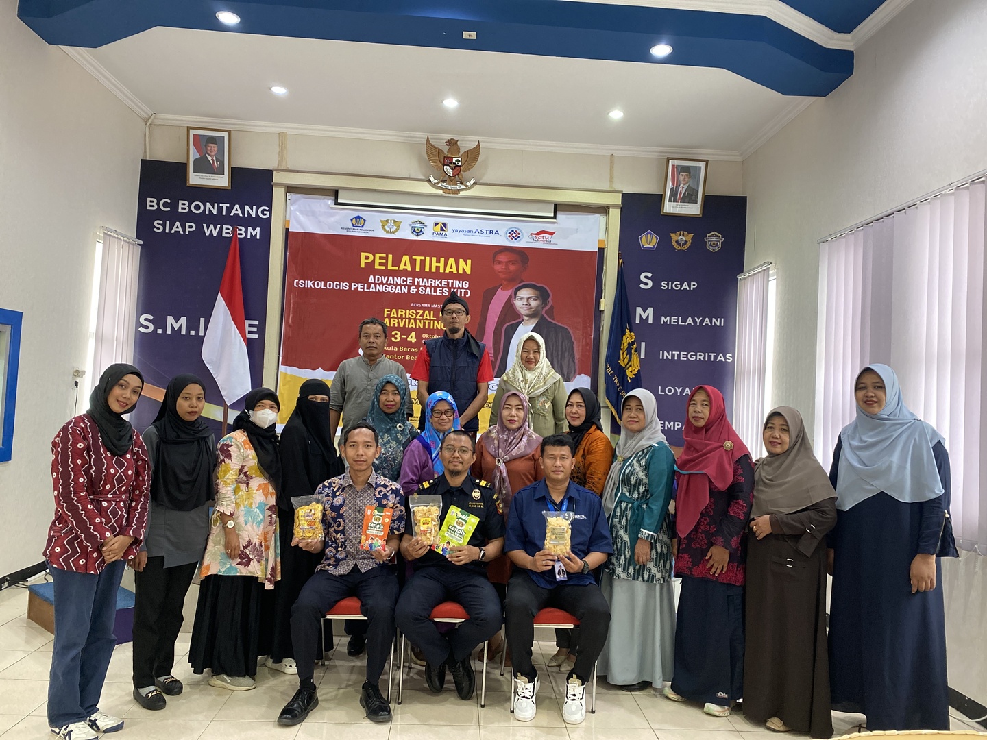 Tingkatkan Daya Saing UMKM, Bea Cukai Bontang dan LPB PAMA Berkolaborasi dalam Pelatihan Advance Marketing