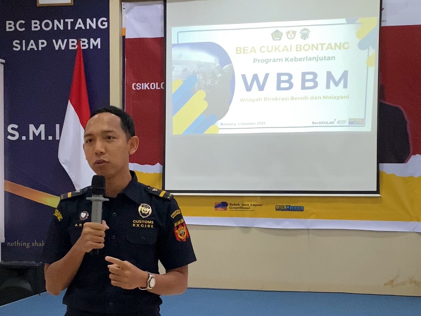 Bea Cukai Bontang Gelar Sosialisasi Keberlanjutan WBBM, Perkuat Komitmen Layanan Bersih dan Prima