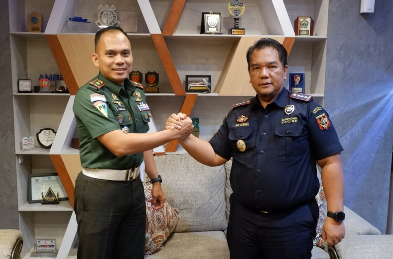 Kolaborasi Bea Cukai dan TNI dalam elaksanakan Tugas Pengawasan